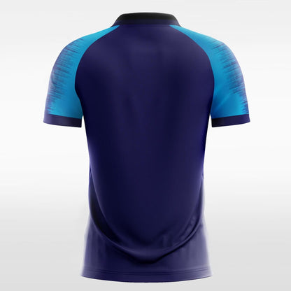 blue soccer jersey design