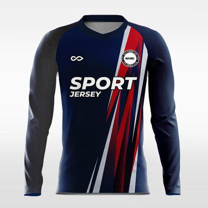 navy blue long sleeve jersey