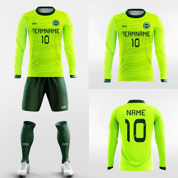 neo green long sleeve set