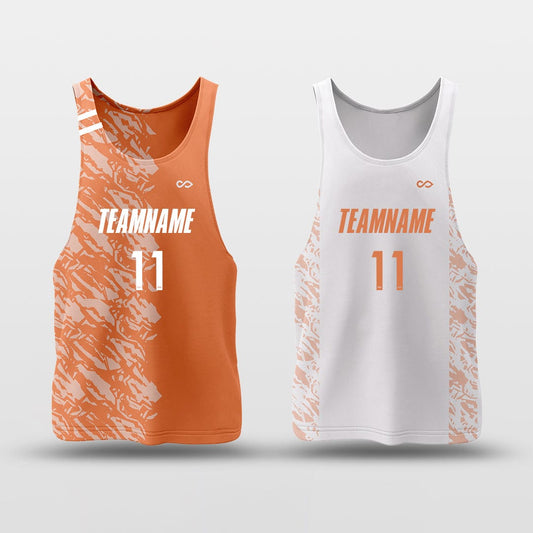 orange and white jersey bibs