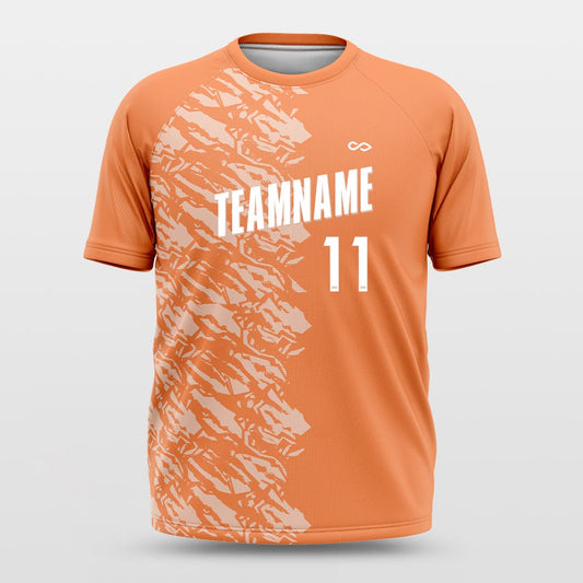 orange short sleeve jersey