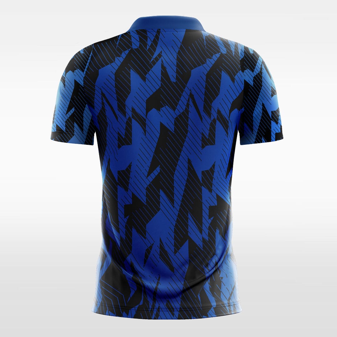 Custom Navy Blue Men's Sublimated Soccer Jersey