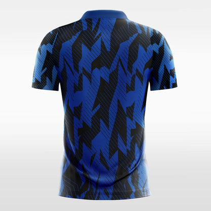 Custom Navy Blue Men's Sublimated Soccer Jersey