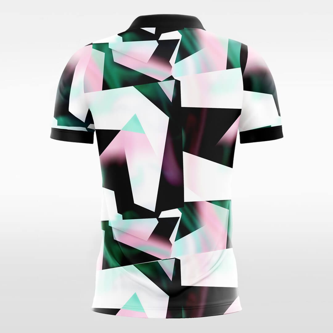 pink multicrystal short sleeve jersey