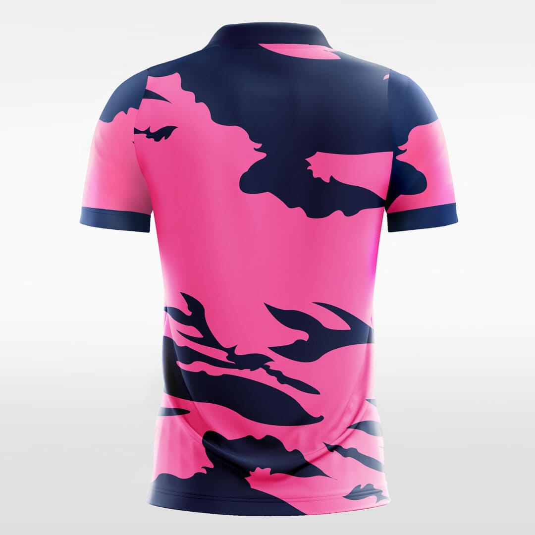 pink short sleeve jersey