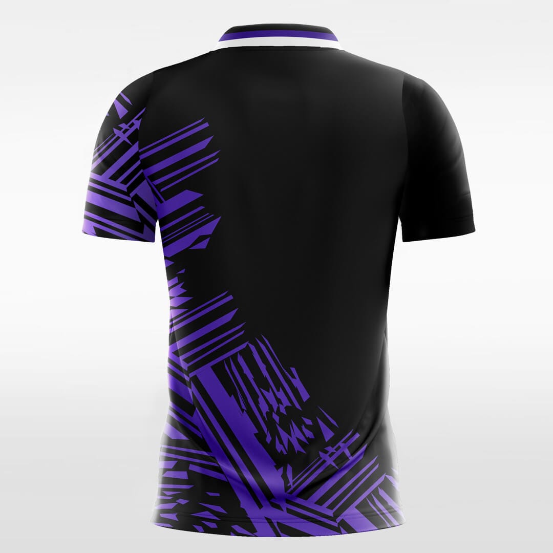 black and purple jersey