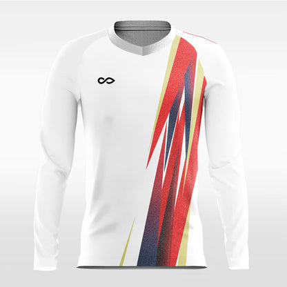 Flag - Custom Long Sleeve Volleyball Jersey Sublimated