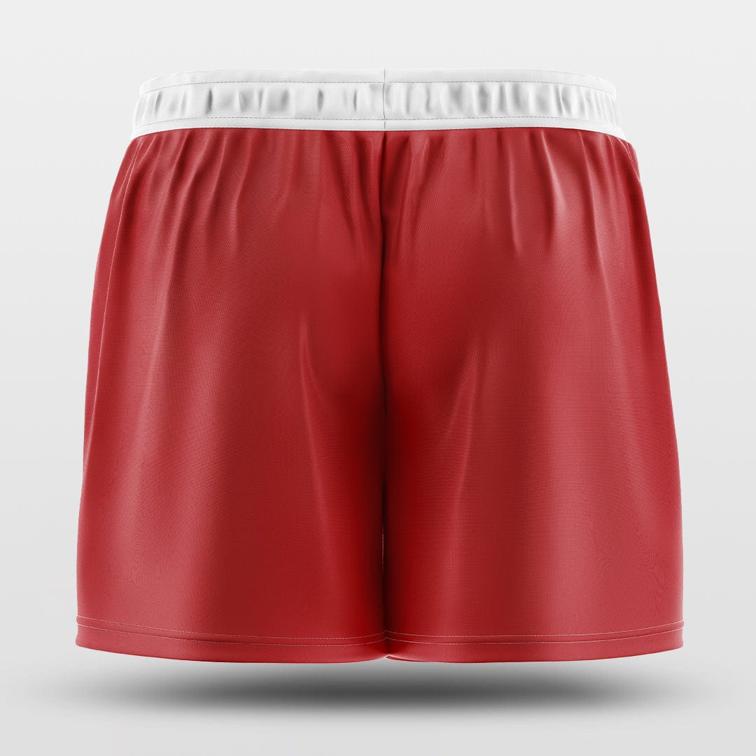 Tiger Claw - Custom Track Shorts Sublimated Red