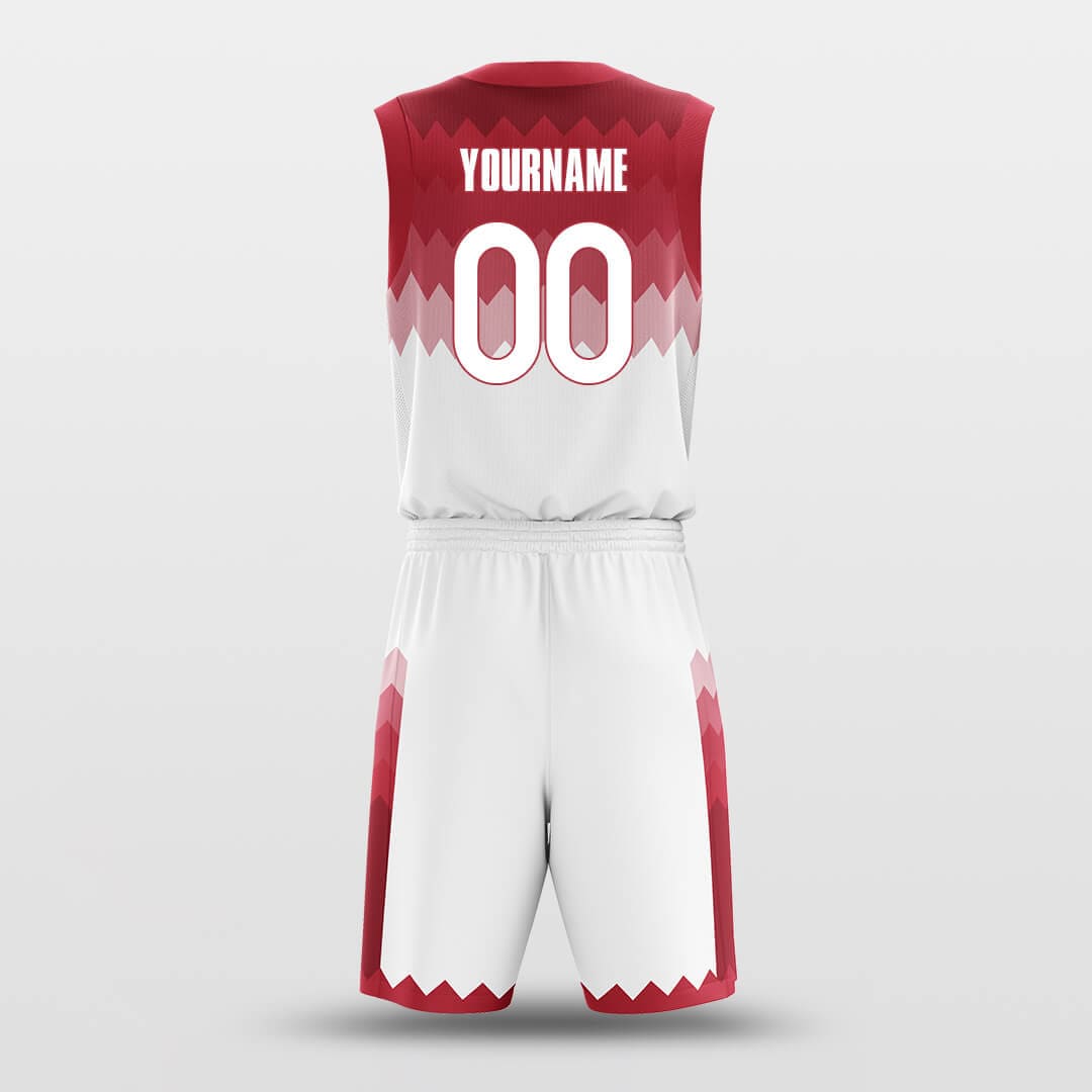 red white basketball jersey