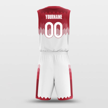 red white basketball jersey