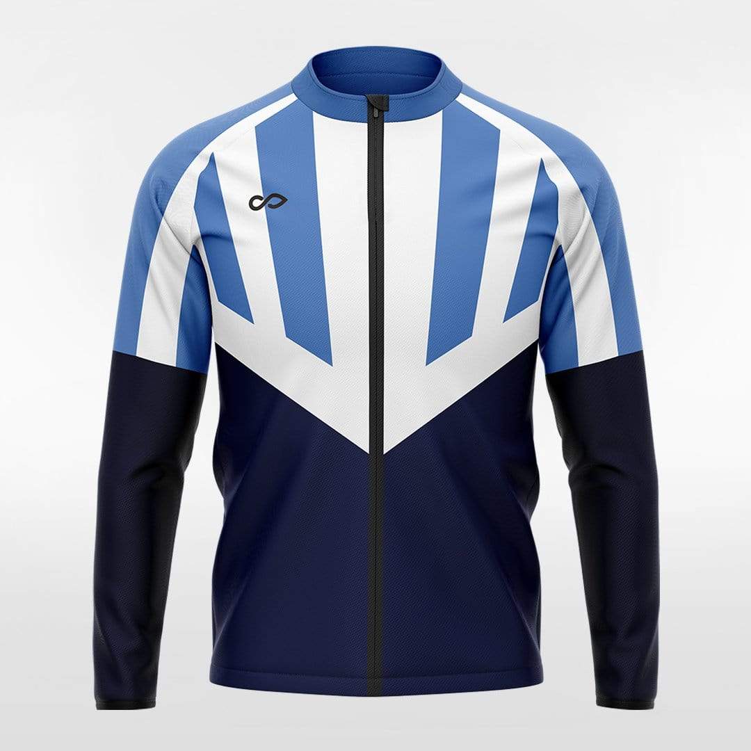 Retro Customized Full-Zip Jacket Design