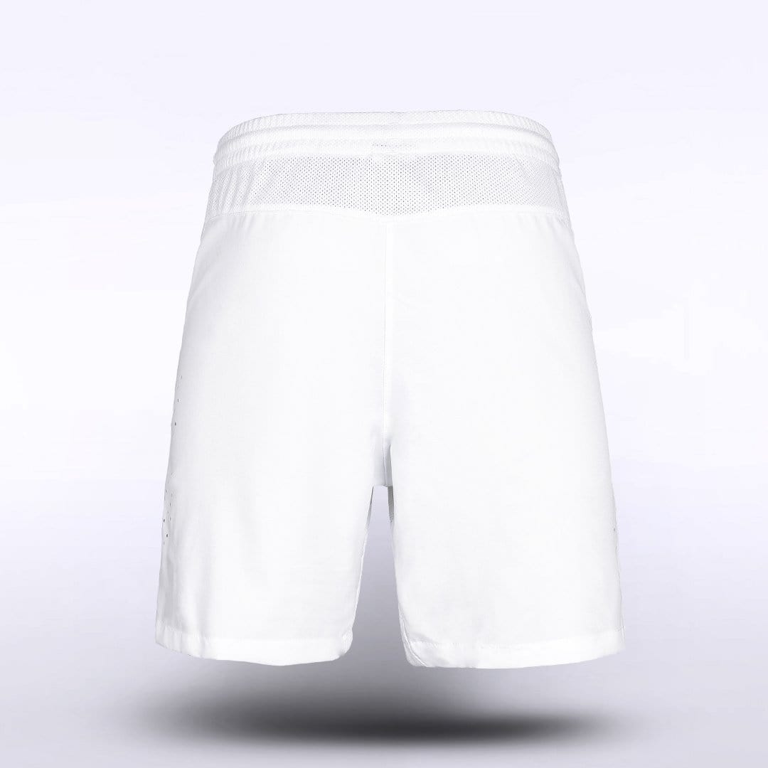 White Mens Sublimated Shorts