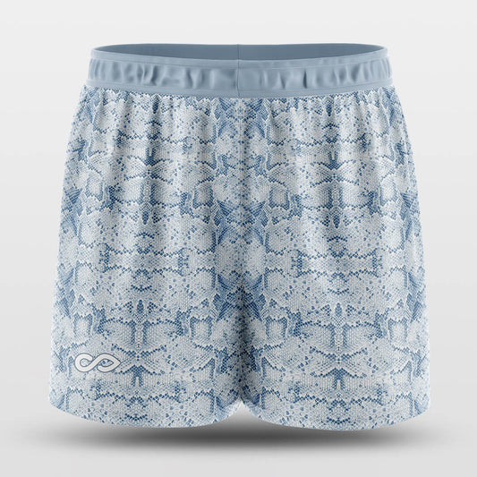 Blue Serpentine- Custom Track Shorts Sublimated