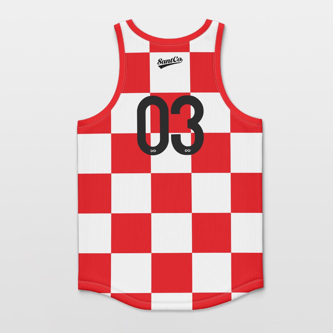 Square - Customized Basketball Jersey Vest Sleeveless