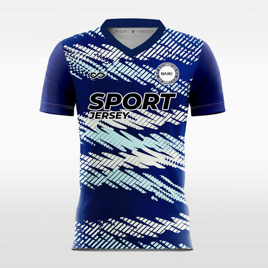 striped short sleeve esports jersey