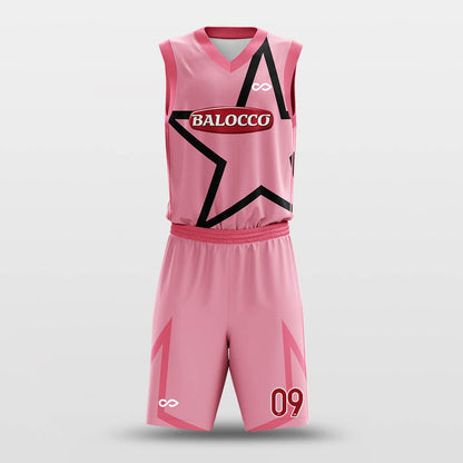 Pink Basketball uniform set