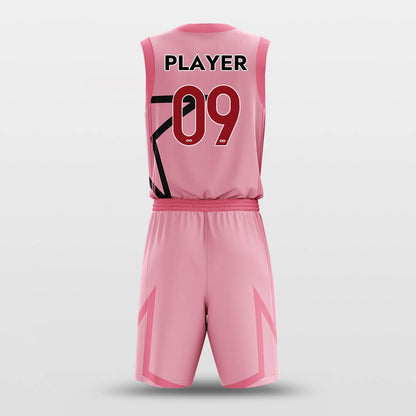 pink basketball jersey