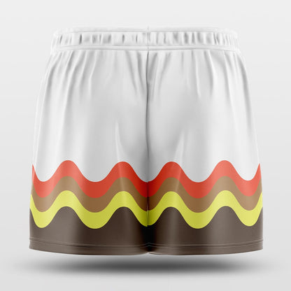 tide white track shorts