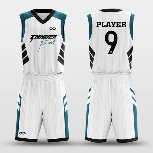 custom basketball jersey white