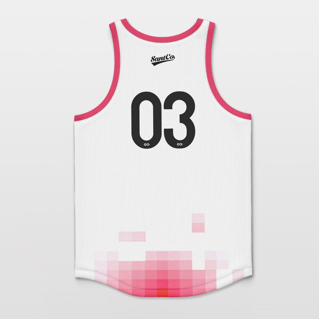 Pink Basketball Jerseys Design