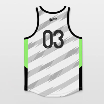 Track Jersey Grey and White