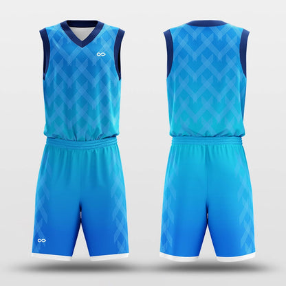 water blue team jersey set