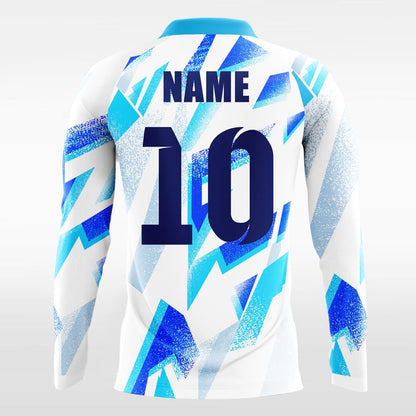 white long sleeve volleyball jersey