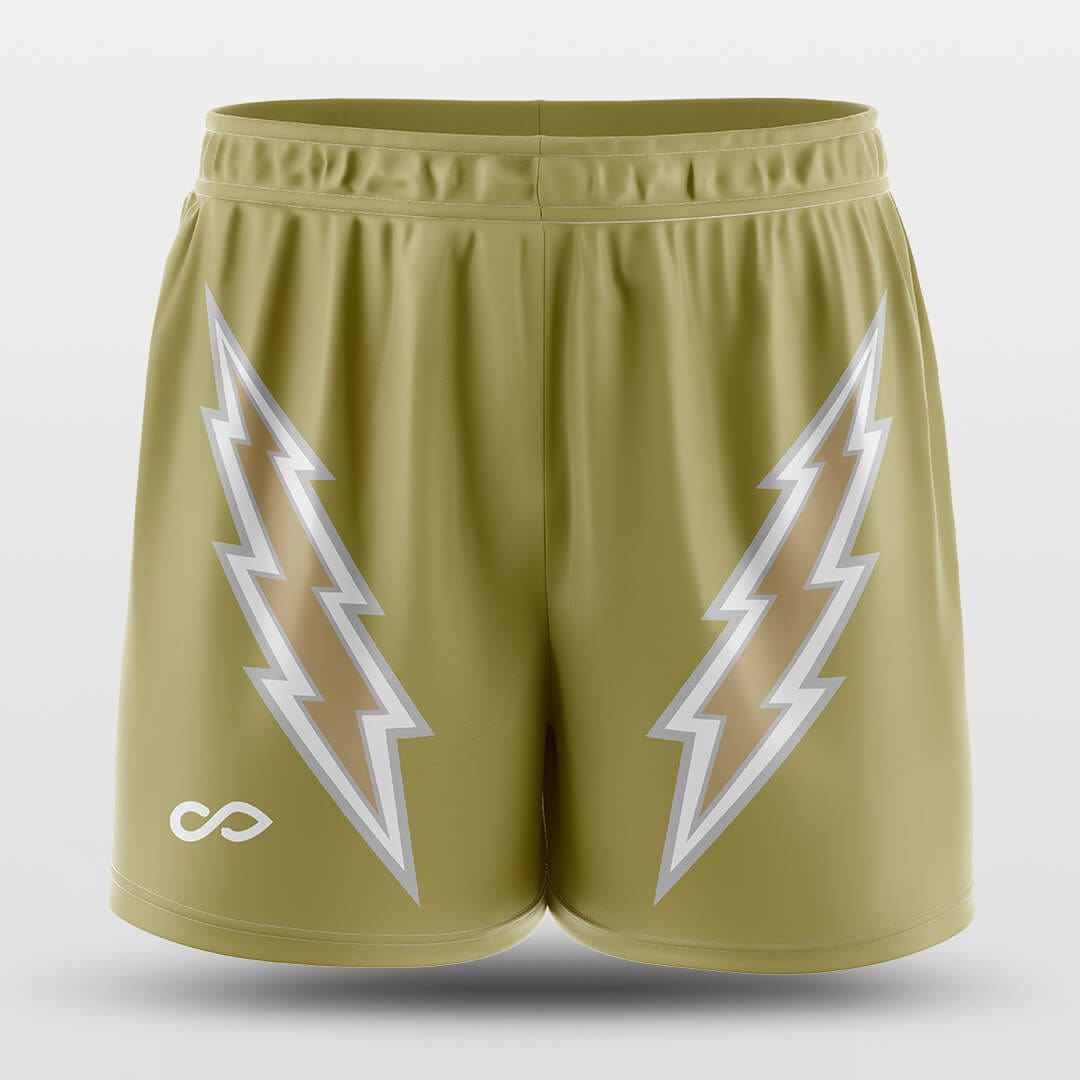 yellow lightning track shorts