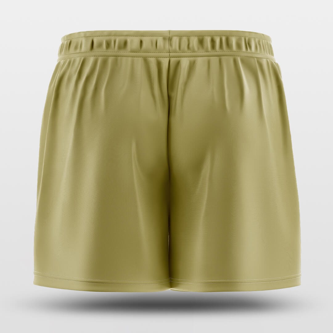 yellow track shorts